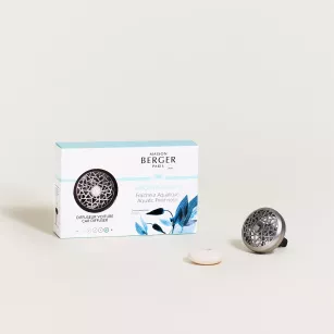 Maison Berger Aroma Happy - dyfuzor zapach samochodowy z wkładem Aquatic Freshness