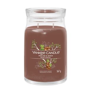 Praline & Birch - Yankee Candle Signature - duża świeca z dwoma knotami - nowość 2022