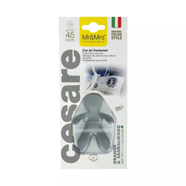 Orange & Sandal Wood - Mr & Mrs Fragrance - zapach odświeżacz do samochodu CESARE