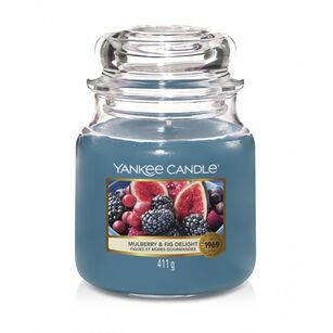 Mulberry & Fig Delight Yankee Candle - Średnia świeca