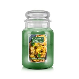 Charred Pineapple - Country Candle - duża świeca zapachowa z dwoma knotami (737g)