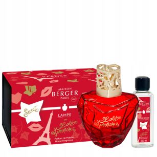 Zestaw prezentowy - Maison Berger - lampa katalityczna Lolita Lempicka Red + esencja Lolita Lempicka Sweet 250 ml