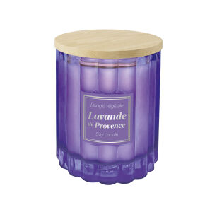 Esprit Provence - Lavande de Provence - świeca zapachowa 190 g z drewnianą pokrywką