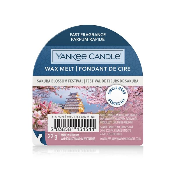 Sakura Blossom Festival - Yankee Candle - wosk zapachowy - nowość 2022