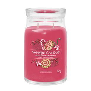 Peppermint Pinwheels - Yankee Candle Signature - duża świeca zapachowa - nowość 2022