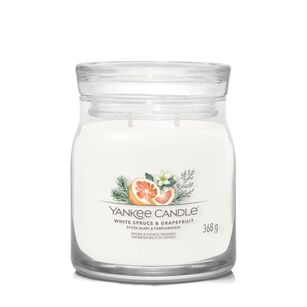 White Spruce & Grapefruit - Yankee Candle Signature - średnia świeca zapachowa