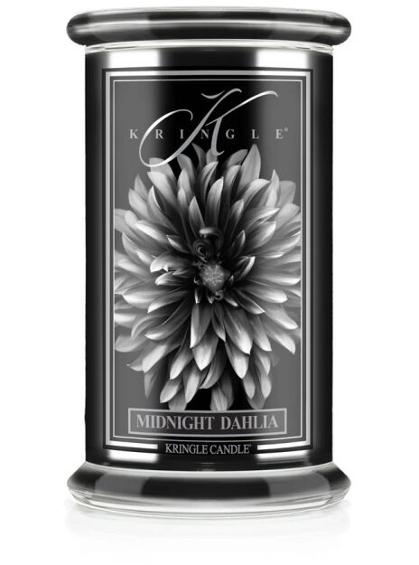 Midnight Dhalia - Kringle Candle - duża świeca z dwoma knotami (624g) - seria Reserve