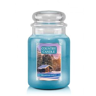 Mountain Chalet - Country Candle - duża świeca zapachowa z dwoma knotami (652g)