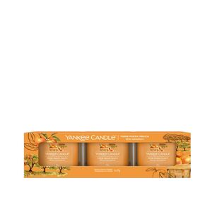 Farm Fresh Peach - Yankee Candle Signature - świeca mini 3 pack