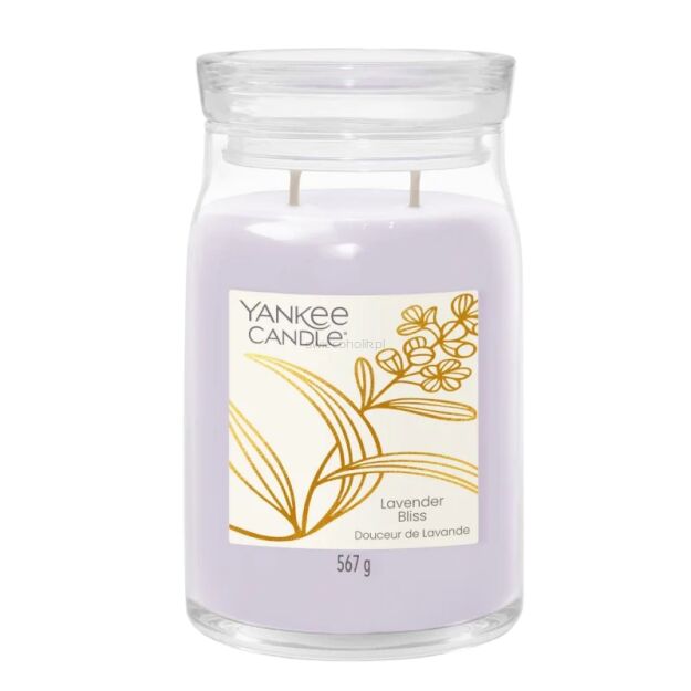 Lavender Bliss - Yankee Candle Signature - duża świeca zapachowa