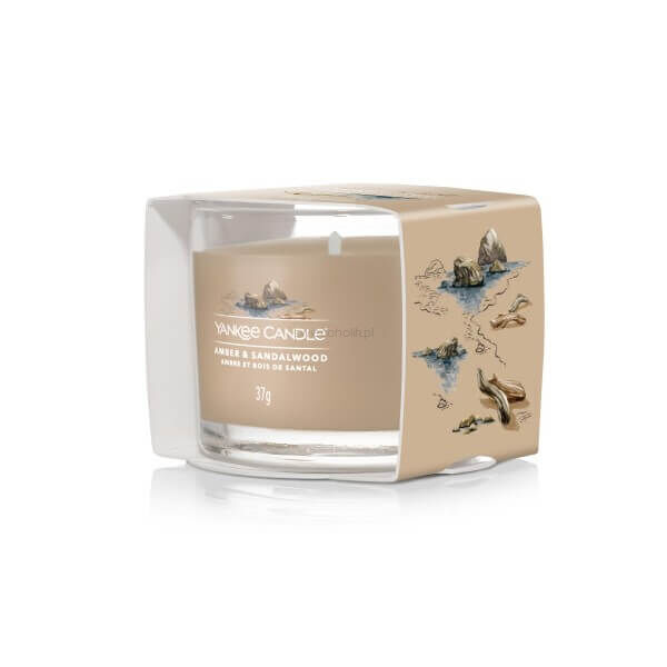 Amber & Sandalwood - Yankee Candle - świeca minI