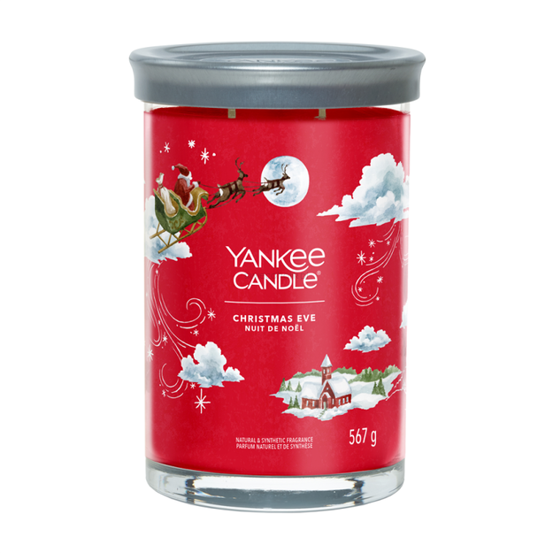 Christmas Eve - Yankee Candle Signature -  świeca tumbler z dwoma knotami