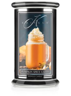 Pumpkin Spice Latte - Kringle Candle - duża świeca zapachowa 2 knoty (624g) - seria Reserve