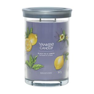 Black Tea & Lemon - Yankee Candle Signature - świeca tumbler z dwoma knotami 