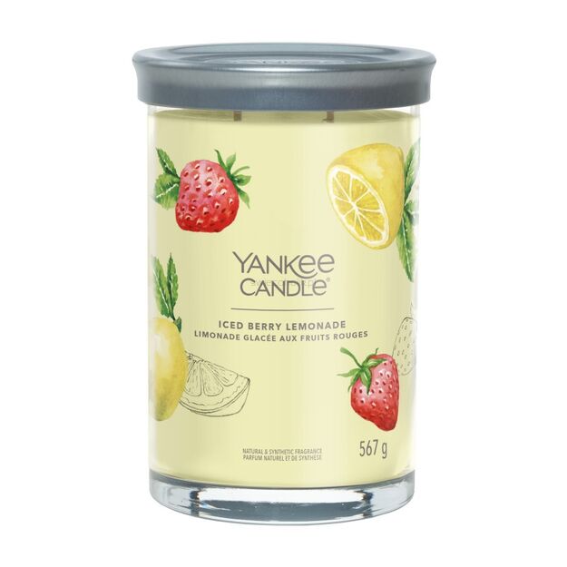 Iced Berry Lemonade - Yankee Candle Signature - świeca tumbler z dwoma knotami - nowość 2022