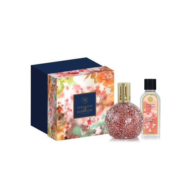 Zestaw lampa Life In Bloom Coral + wkład Pink Peony & Musk 250ml - Ashleigh & Burwood 