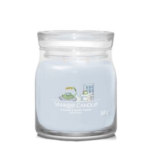 A Calm & Quiet Place - Yankee Candle Signature - średnia świeca zapachowa z dwoma knotami