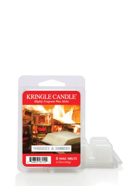 Whiskey & Embers  - Kringle Candle - wosk zapachowy 64 gram