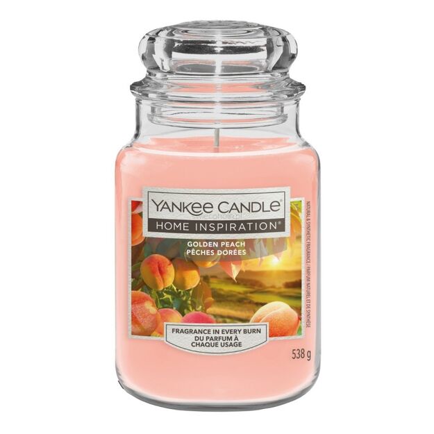 Golden Peach - Yankee Candle - duża świeca - seria Home Inspiration