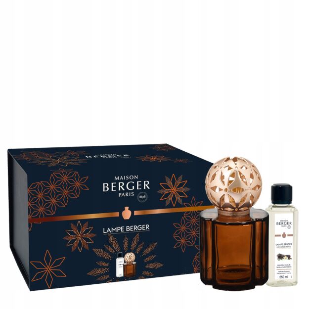 Zestaw prezentowy - Maison Berger - lampa katalityczna Pomelis chocolate + esencja Vanilla Magnificence 250 ml