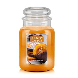 Candied Orange - Country Candle - duża świeca zapachowa z dwoma knotami (737g)