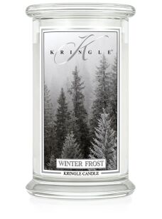 Winter Frost - Kringle Candle - duża świeca z dwoma knotami (624g)