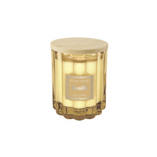 Esprit Provence - Vanille Bourbon - świeca zapachowa 100 g z drewnianą pokrywką