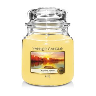 Autumn Sunset - Yankee Candle - średnia świeca zapachowa