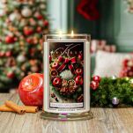 Cinnamon Apple Wreath - Kringle Candle - duża świeca z dwoma knotami (624g) - 3