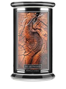 Heartwood - Kringle Candle - duża świeca z dwoma knotami (624g) - seria Reserve