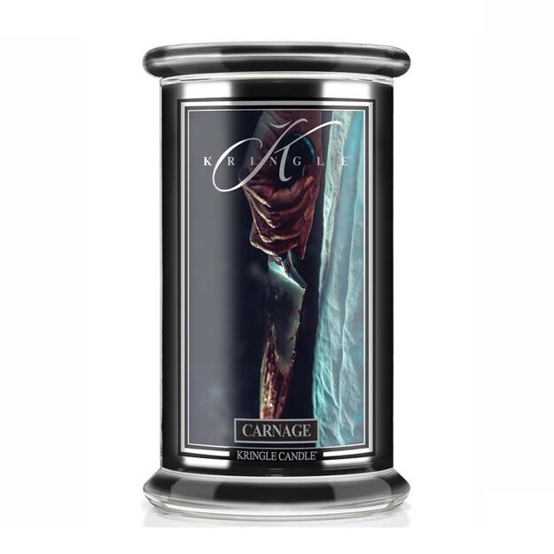 Carnage - Kringle Candle - duża świeca z dwoma knotami (624g) - seria Halloween