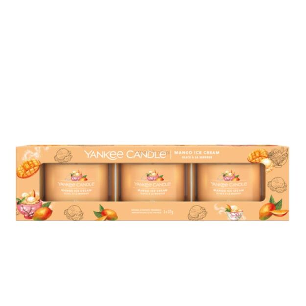 Mango Ice Cream - Yankee Candle - świeca mini 3 pack- nowość 2022