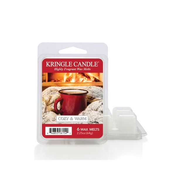 Cozy & Warm - Kringle Candle - wosk zapachowy 64 gram