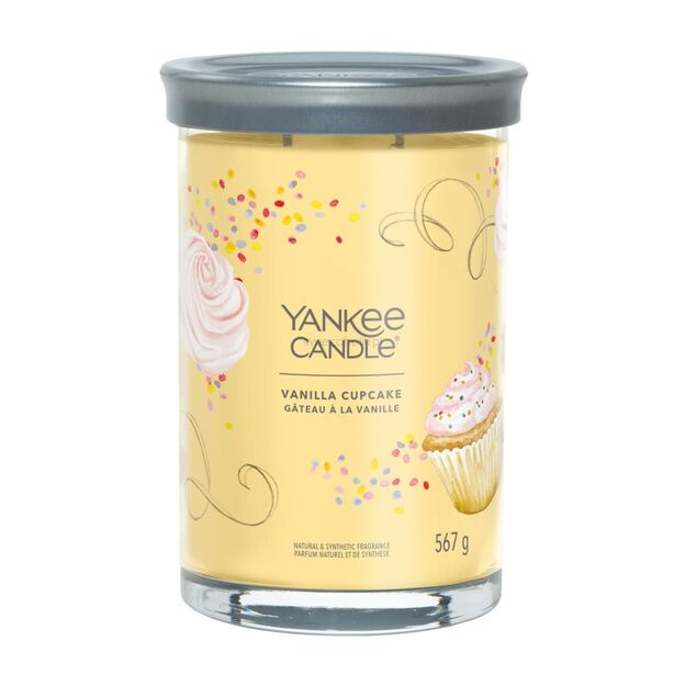 Vanilla Cupcake - Yankee Candle Signature - świeca tumbler z dwoma knotami - nowość 2022