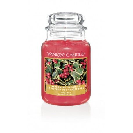 Hollyberry Yankee Candle - duża świeca zapachowa