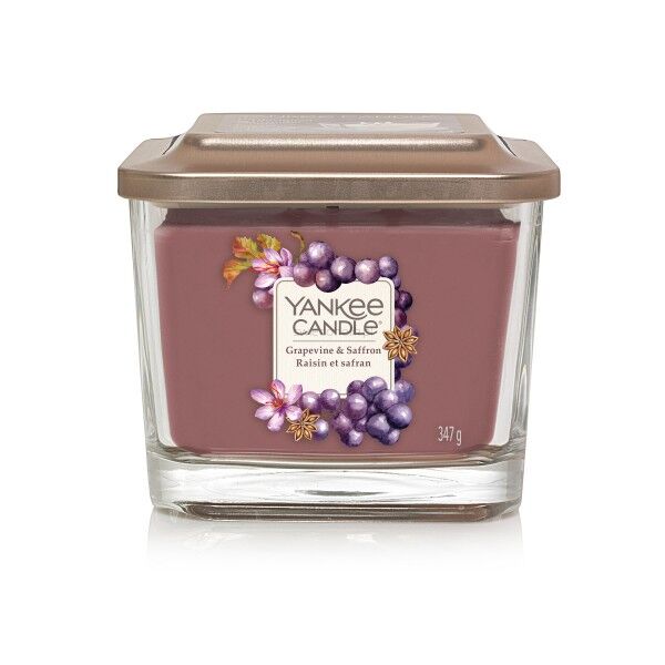 Grapevine & Saffron - Yankee Candle Elevation - średnia świeca zapachowa