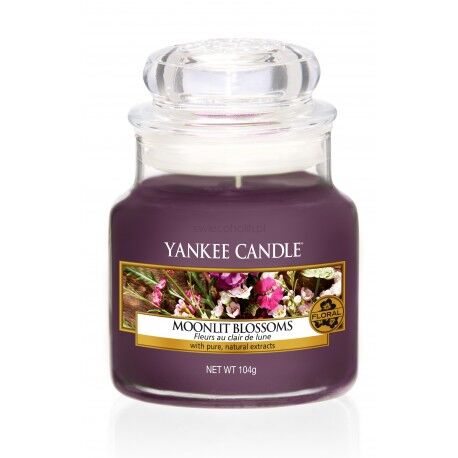 Moonlit Blossoms Yankee Candle - mała świeca zapachowa