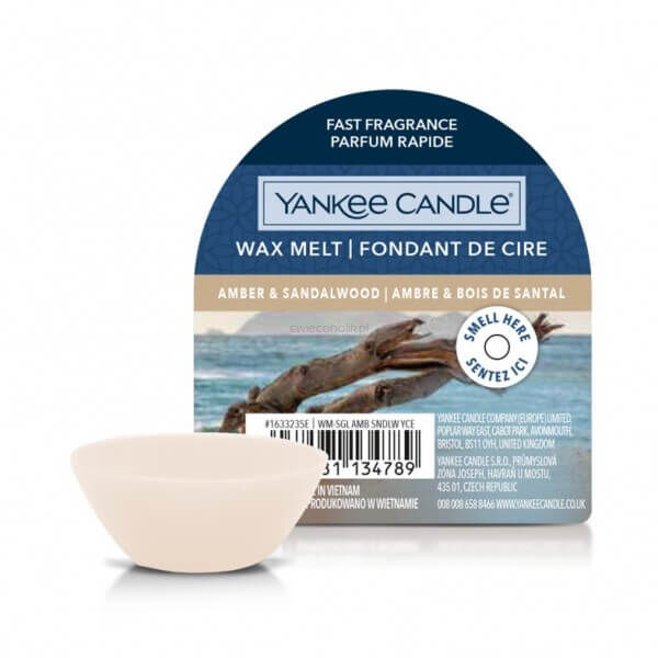 Amber & Sandalwood - Yankee Candle Signature - wosk zapachowy