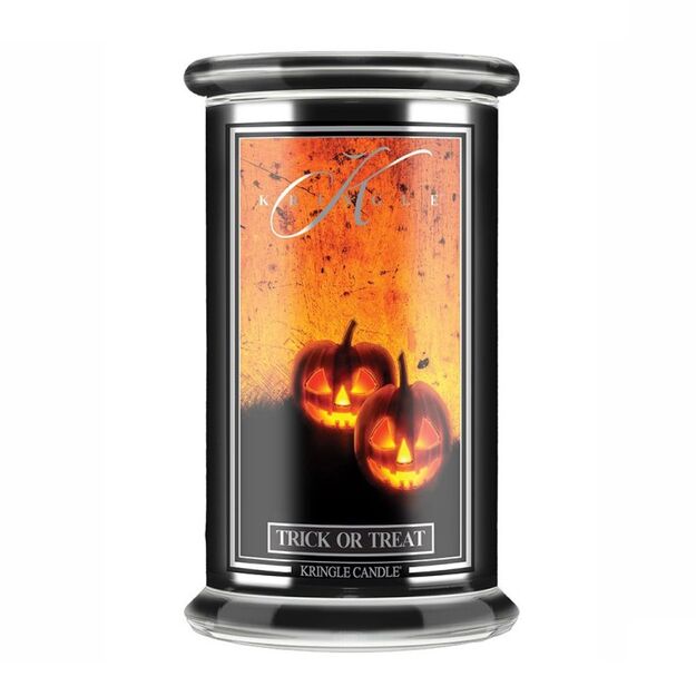 Trick or Treat - Kringle Candle - duża świeca z dwoma knotami (624g) - seria Halloween