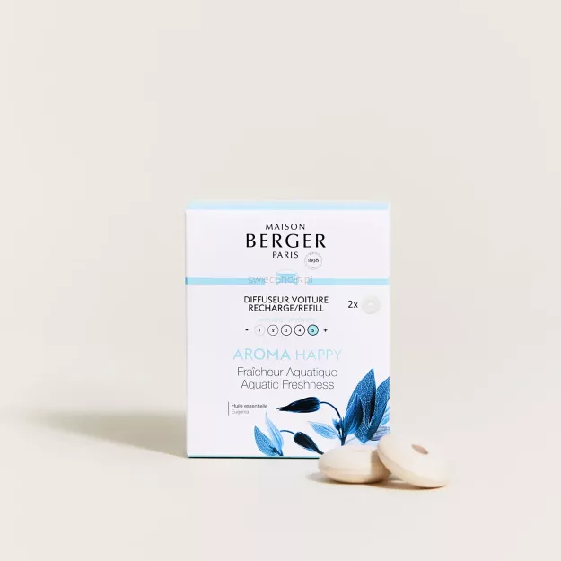 Maison Berger Aroma Happy - wkład zapachowy do dyfuzora samochodowego 2 szt.