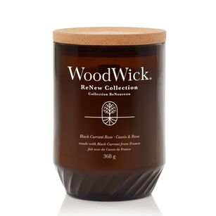 Black Currant & Rose - WoodWick - duża świeca zapachowa z drewnianym knotem - ReNew Collection