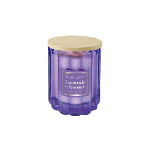 Esprit Provence - Lavande de Provence - świeca zapachowa 100 g z drewnianą pokrywką