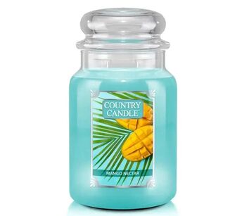 Mango Nectar - Country Candle - duża świeca z dwoma knotami (652g)