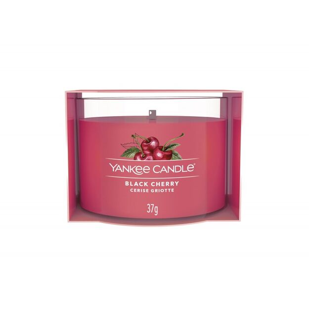 Black Cherry Yankee Candle - mini świeca zapachowa