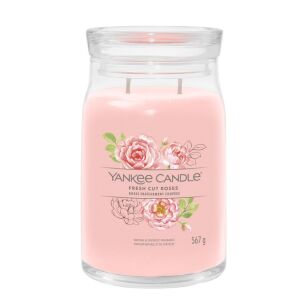 Fresh Cut Roses - Yankee Candle Signature - duża świeca z dwoma knotami