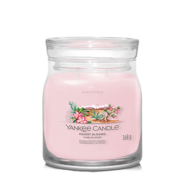 Desert Blooms - Yankee Candle Signature - średnia świeca z dwoma knotami - nowość 2024