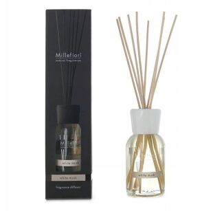 White Musk  Millefiori- dyfuzor zapachowy z patyczkami 100 ml- seria Natural