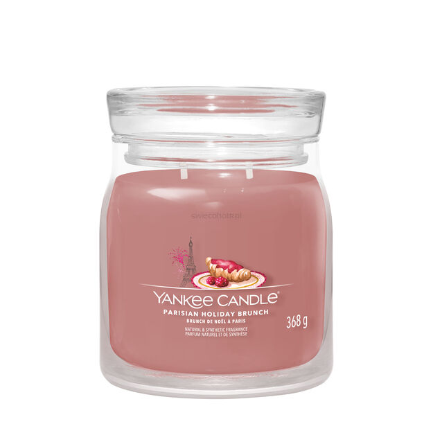 Parisian Holiday Brunch - Yankee Candle Signature - średnia świeca z dwoma knotami - nowość 2024