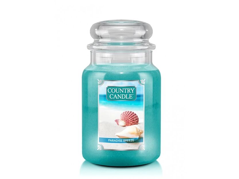 Paradise Breeze - Country Candle - duża świeca z dwoma knotami (652g)