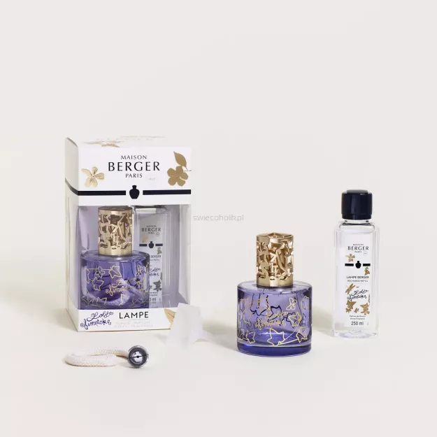 Zestaw prezentowy - Maison Berger - lampa katalityczna Lolita Lempicka Pure Violet + esencja Lolita Lempicka 250 ml
